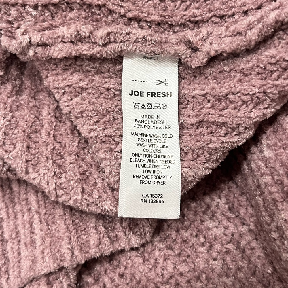 Joe Fresh Purple Lilac Knit Cowl Neck Sweater Medium - Picture 7 of 7